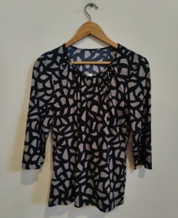 Printed Geometric Blouse
