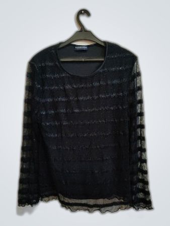 Sense Sheer Long Sleeve Blouse