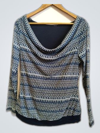 Striped Long-Sleeve Sweater