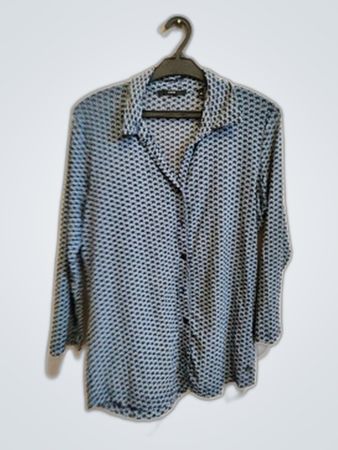 Zara Printed Button-Up Shirt