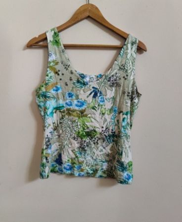 Stella McCartney Floral Print Tank Top