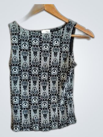 PINK Patterned Tank Top