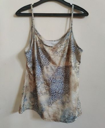 Weekender Joy Leopard Print Cami Top