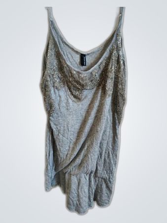 Vero Moda Gray Embellished Cami Top