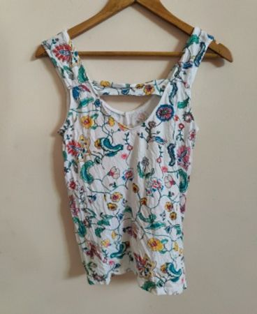 Unbranded Floral Embroidered Tank Top