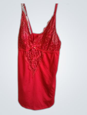 Red Lace Cami Top