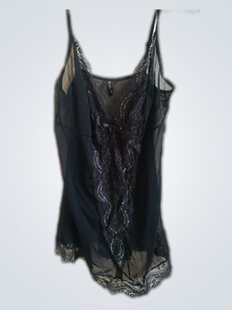 Venus Black Lace Cami Top