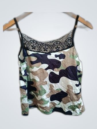 Unbranded Camo Lace Cami Top