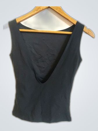 Unbranded Black Embroidered Cami Top