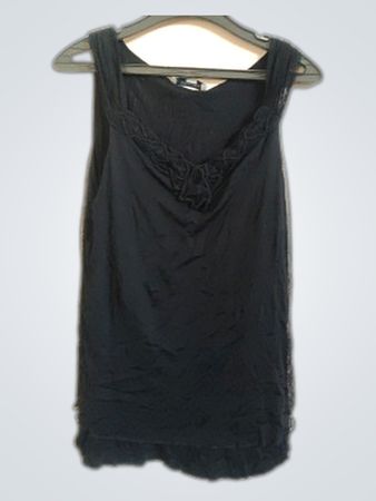 Comma Black Lace Cami Top