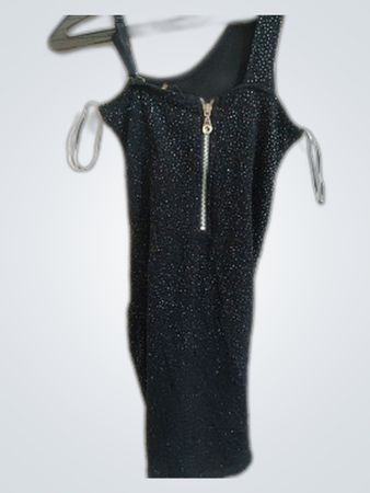 Black Sequined Cami Top