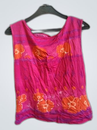 Pink Floral Tank Top
