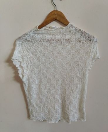 Unbranded White Lace Top