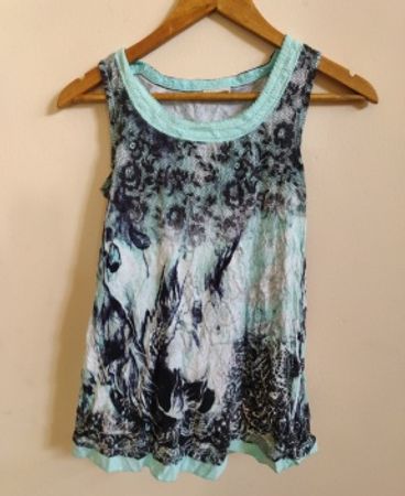 Street One Abstract Print Sleeveless Top