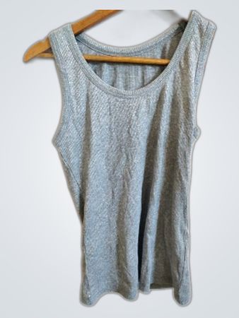 Forget-me-not Metallic Tank Top