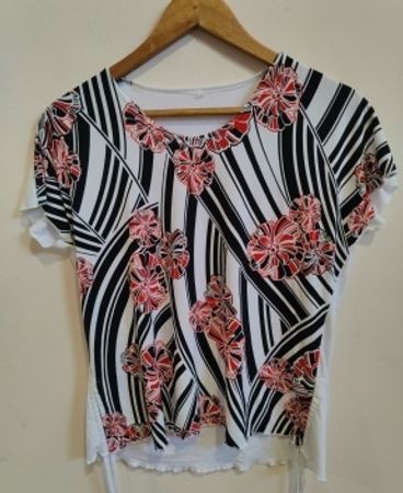 Unbranded Floral Printed Short-Sleeve Top