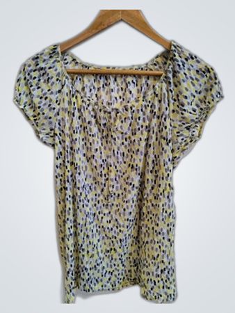 Blouse with Floral Pattern