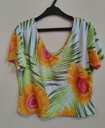 Unbranded Floral Print Sleeveless Top