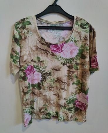 Unbranded Floral Print Viscose Blouse