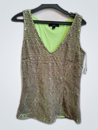 Yessica Beaded Sleeveless Top