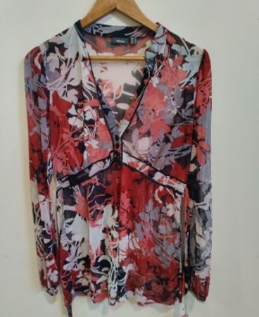 MEXX Floral Print Long Sleeve Blouse