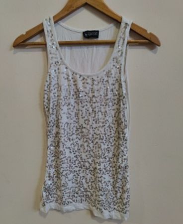 Laura Scott Sequin Tank Top