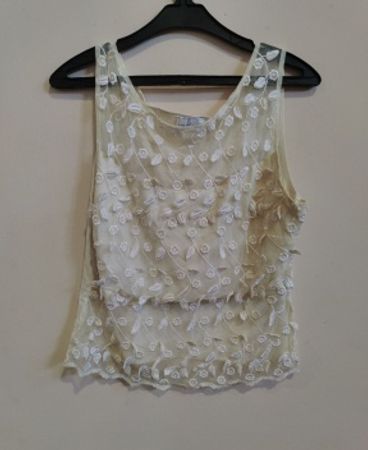 Collection White Lace Camisole Top