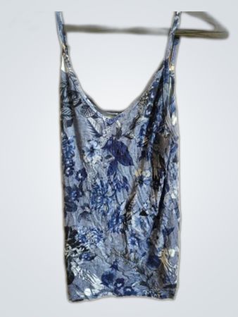 Blue Floral Camisole