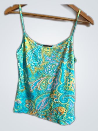 Jake's Paisley Print Cami Top