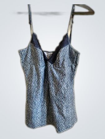 Benetton Lace Trim Cami Top