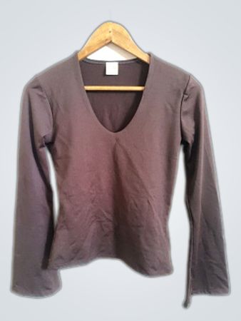 Style V-Neck Bell Sleeve Blouse