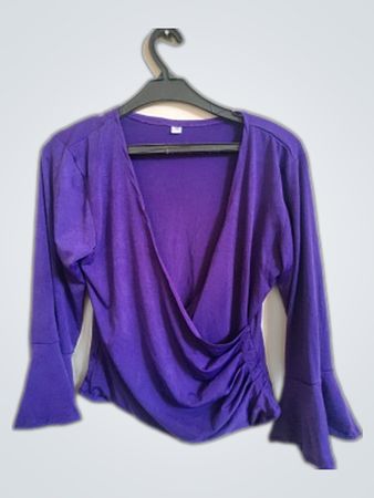 Purple Long Sleeve Top