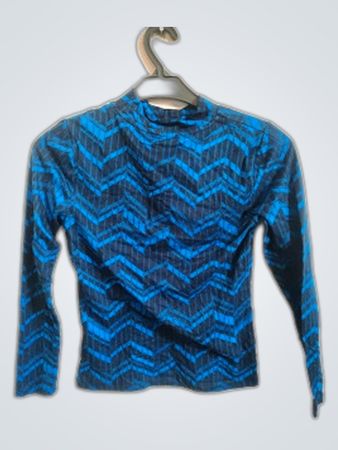 DINE Kids Long Sleeve Zigzag Top