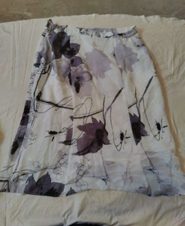 Jigsaw Floral Print Skirt