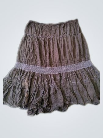 Tiered Rayon Skirt