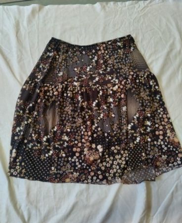 Floral Mesh Skirt
