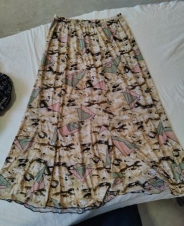 Long Floral Skirt