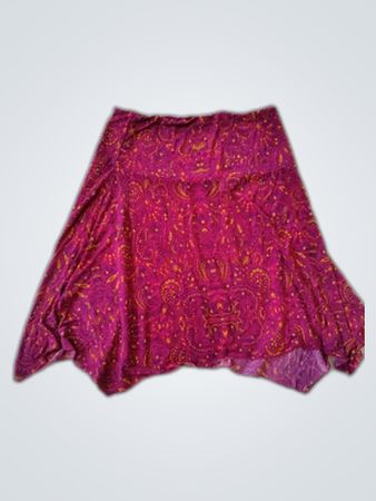 Pink Paisley Skirt