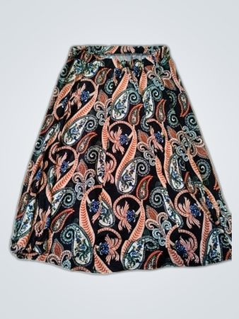 Skirt with Paisley Pattern