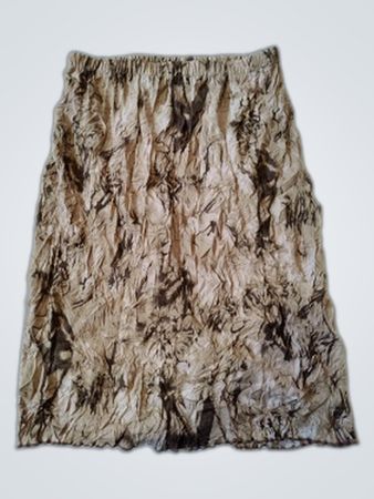 Brown Floral Skirt