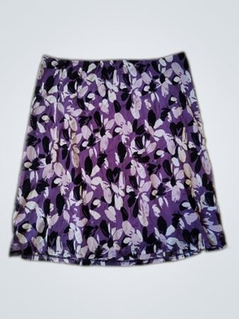 Gina Benotti Purple Floral Mini Skirt