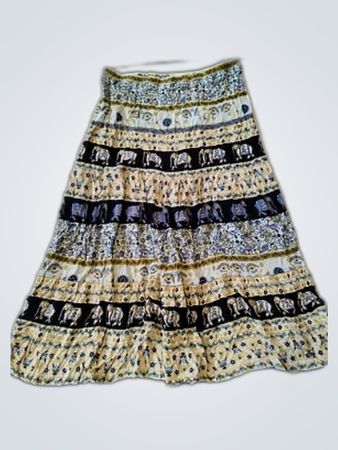 Floral Tiered Skirt