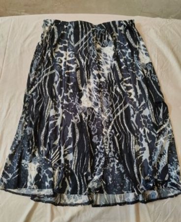 Paula Abdul Animal Print Skirt