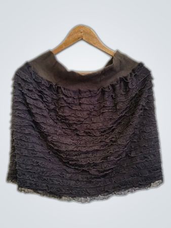 Black Lace Poncho