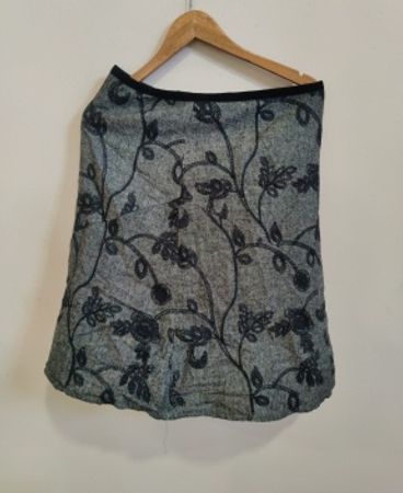 Cortefiel Floral Gray Top