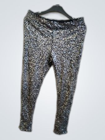 H&M Silver Sequin Pants