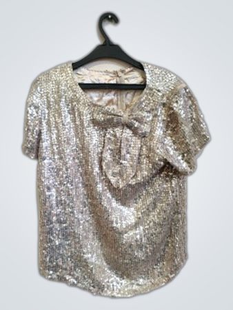 Topshop Sequined Top