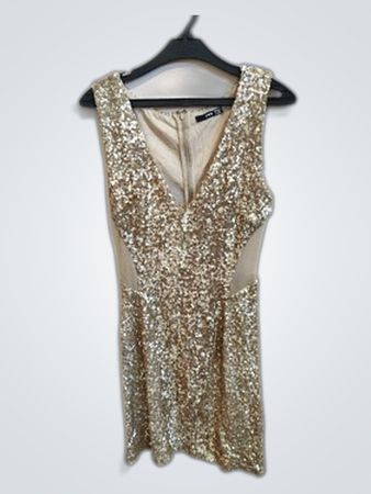 Gold Sequin Dress