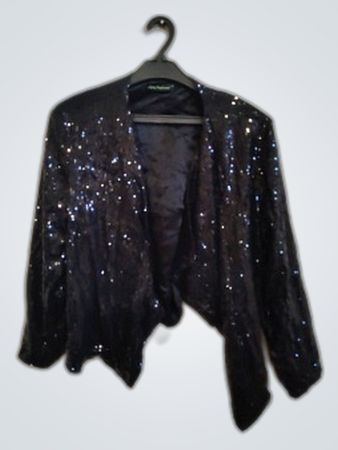 Highly Confidential Sequin Jacket