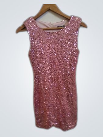 Pink Sequin Dress
